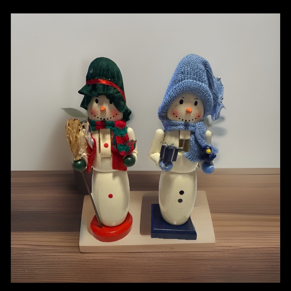 Limited Edition Snowman Nutcrackers